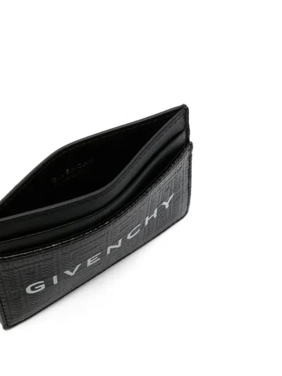 Givenchy Kartenetui Mit Monogramm-print In Black