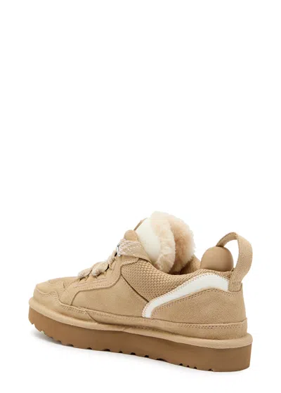 Ugg Stylish Boot-style Sneakers With Plush Lining In Neutral