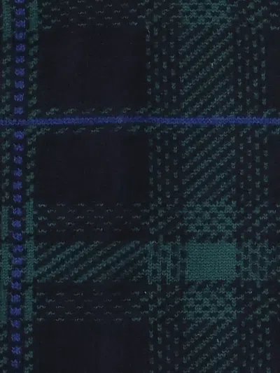 Mc2 Saint Barth Checked Socks In Blue