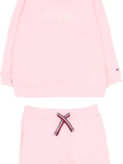 Tommy Hilfiger Junior Drawstring Tracksuit In Pink