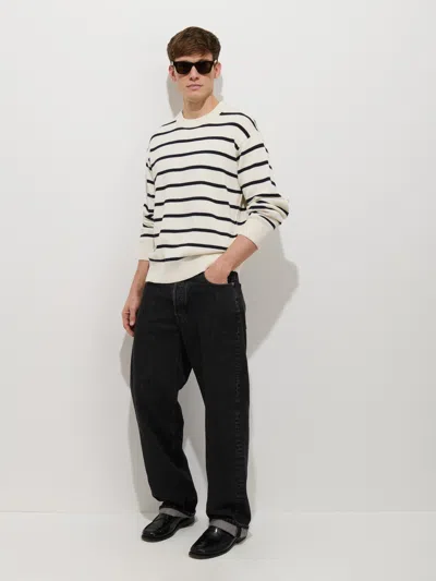 Alex Mill Gabriel Pullover In Cotton Linen In Multi