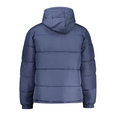 Fila Blue Polyester Men Jacket In Blue