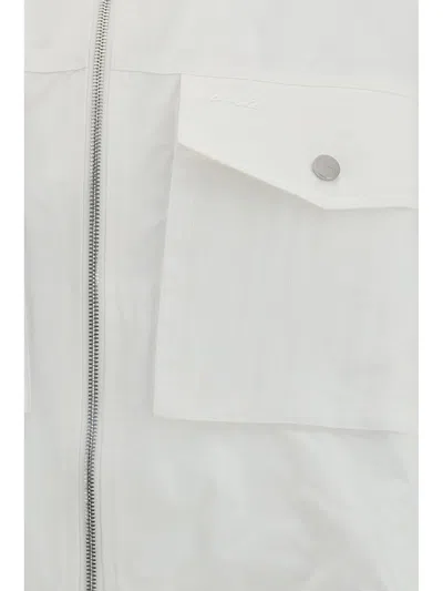 Pinko Beth Jacket With Transparent Inserts In White