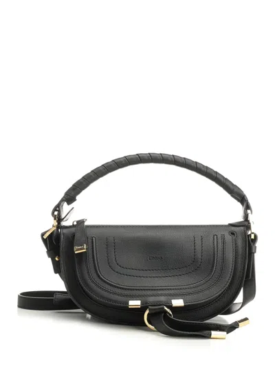 Chloé Mini Marcie Shoulder Bag In Soft Leather