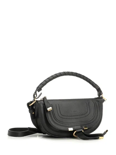 Chloé Mini Marcie Shoulder Bag In Soft Leather