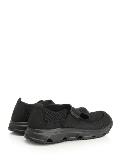 Salomon Rx Marie-jeanne Rubber-trimmed Mesh Sandals In Black