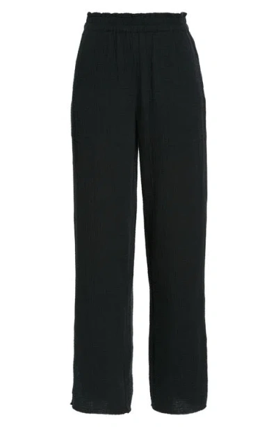Rails Leon Wide Leg Pull-on Pants In Black