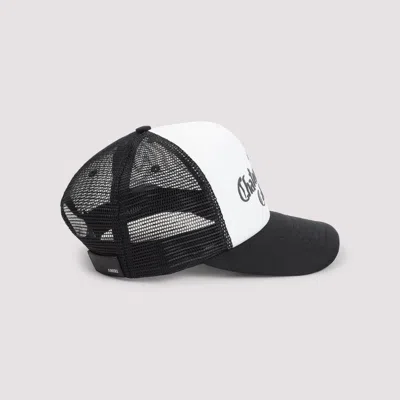 Amiri Black And White Cotton Baseball Cap In Black