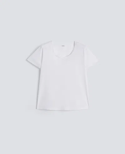 Aspesi Round Neck Classic T-shirt In White