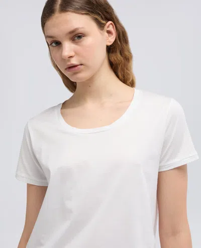 Aspesi Round Neck Classic T-shirt In White