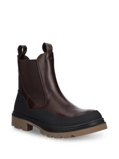 Ecco Grainer Ankle Boots In Brown