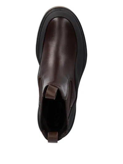 Ecco Grainer Ankle Boots In Brown