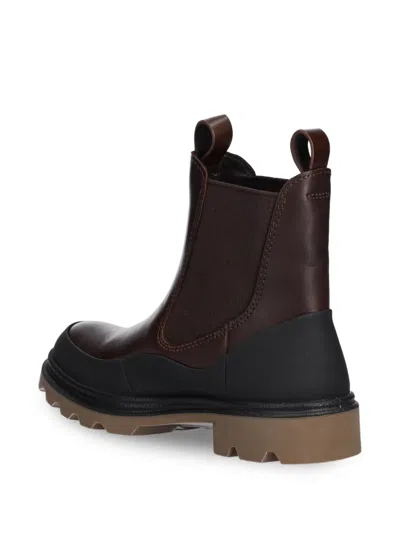 Ecco Grainer Ankle Boots In Brown
