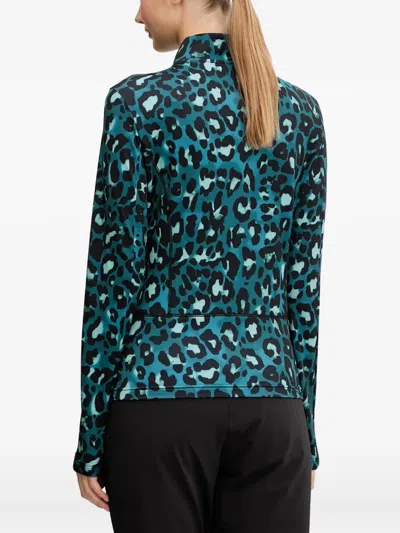 Ea7 Leopard-print Base Layer In Animal Print