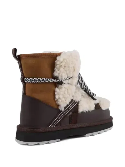 Emu Australia Blurred Teddy-texture Boots In Multi