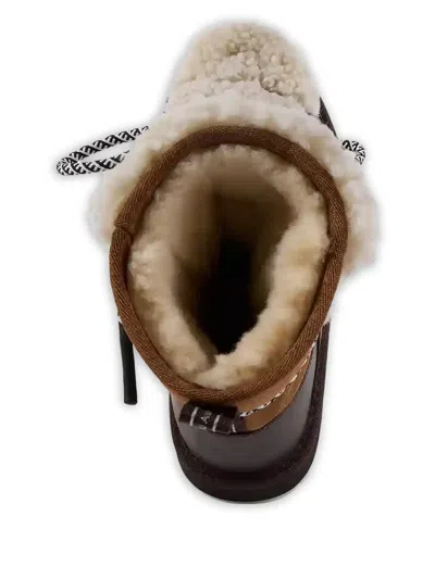 Emu Australia Blurred Teddy-texture Boots In Multi