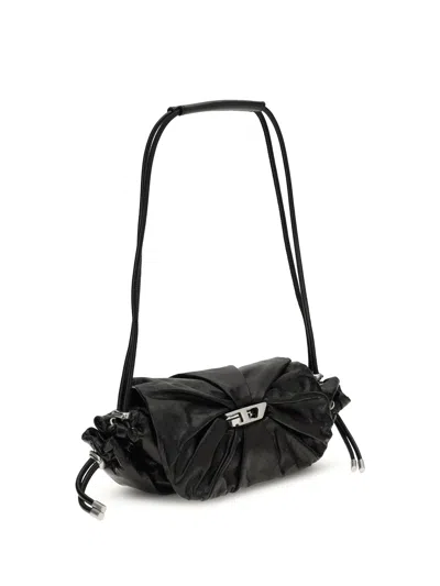 Diesel Cinch-d With Adjustable Strap And Drawstring Sides In Black