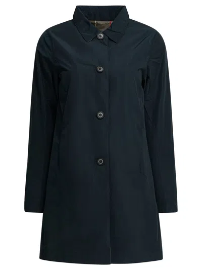 Barbour Blue Polyester Jacket In Blue