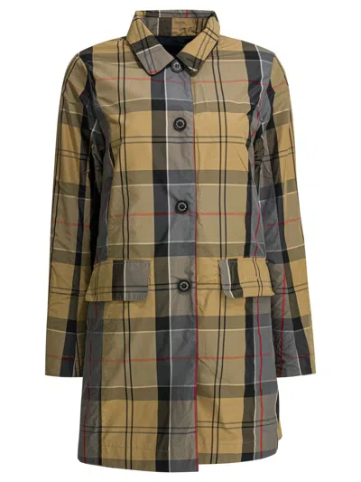 Barbour Blue Polyester Jacket In Blue