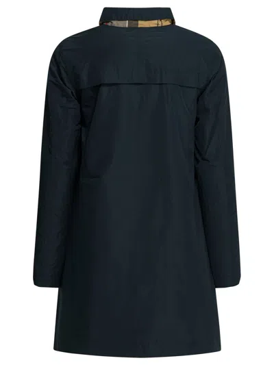 Barbour Blue Polyester Jacket In Blue