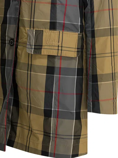 Barbour Blue Polyester Jacket In Blue