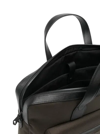Paul Smith Folio Front-pocket Briefcase In Brown