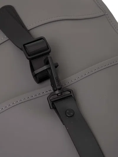 Rains Flap Top Backpack In Gray