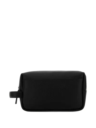 Givenchy Men Black Leather U Backpack Beauty Case In Black