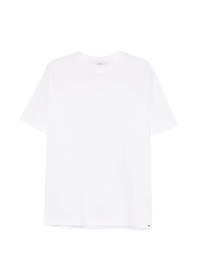 Kiton Cotton Crew-neck Short-sleeve T-shirt In White