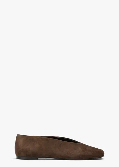 Tony Bianco Bianca Flats Espresso Suede In Multi