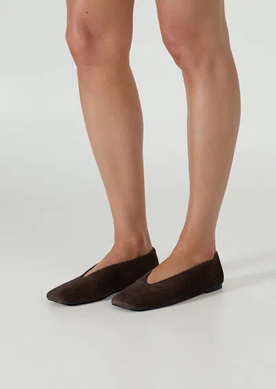 Tony Bianco Bianca Flats Espresso Suede In Multi