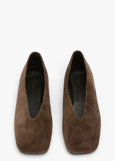 Tony Bianco Bianca Flats Espresso Suede In Multi