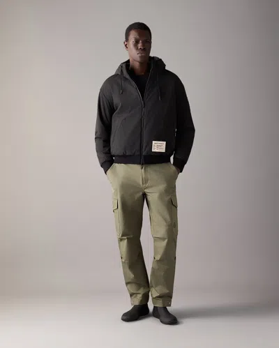 Moose Knuckles Roland Reversible Organic Cotton Jacket In Black