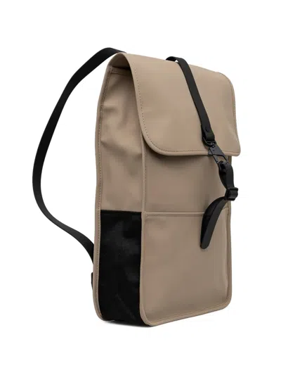 Rains W3 Flap Backpack In Neutral