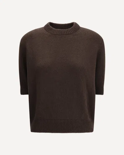 Khaite Davin Sweater In Brown