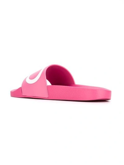 Shop Ferragamo Groove Slider Sandals