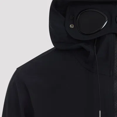 C.p. Company Cp Company Shell-r Goggle Jacket In Blue
