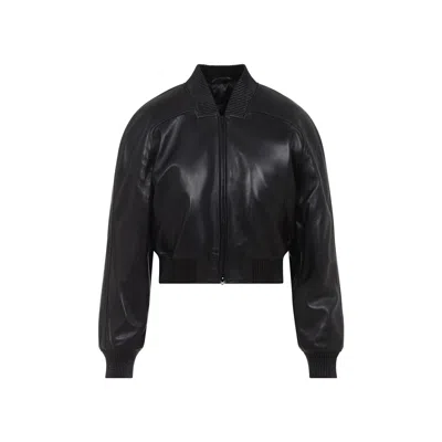 Phoebe Philo Shrunk Bomber In Black