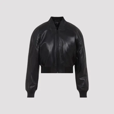 Phoebe Philo Shrunk Bomber In Black