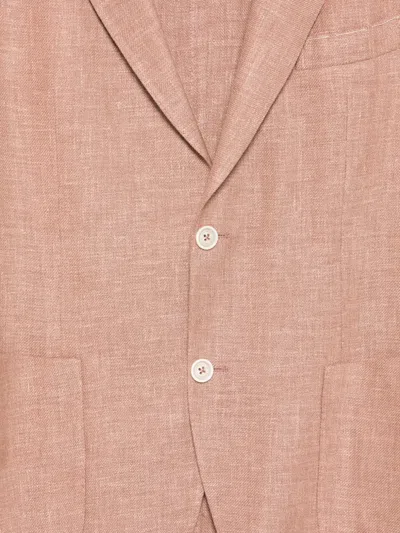 Eleventy Single-breasted Blazer In Pink