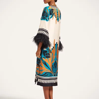 La Doublej The Kaftan In White