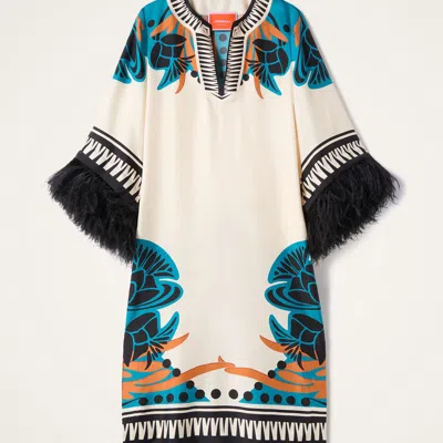 La Doublej The Kaftan In White