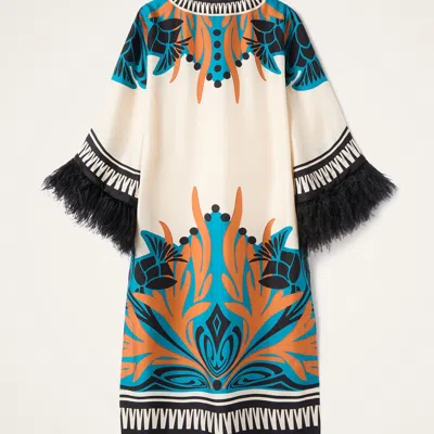 La Doublej The Kaftan In White