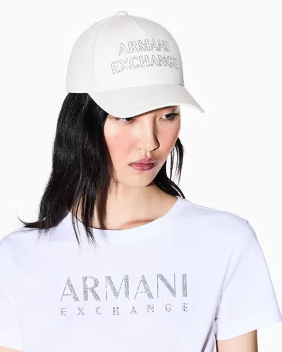 Armani Exchange Cotton Hat In Multi