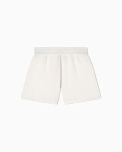 Armani Exchange Shorts In Technical Fabric In White