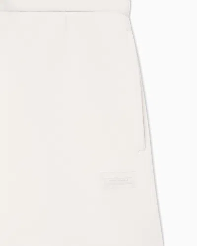 Armani Exchange Shorts In Technical Fabric In White