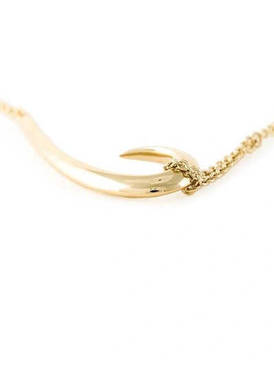 Shop Shaun Leane 'hook' Necklace In Metallic