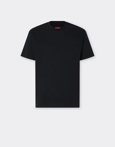 Ferrari Short-sleeve T-shirt In Black