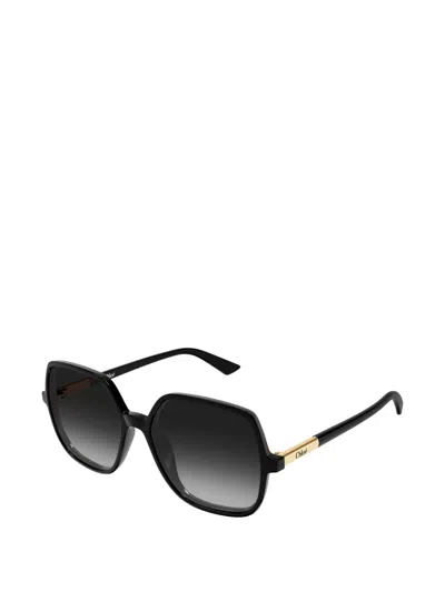 Chloé Oversized-frame Sunglasses In Black