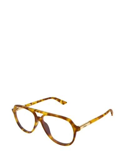 Chloé Pilot-frame Glasses In Multi